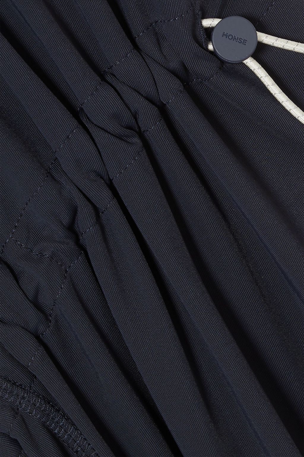MONSE Asymmetric cutout stretch-jersey dress