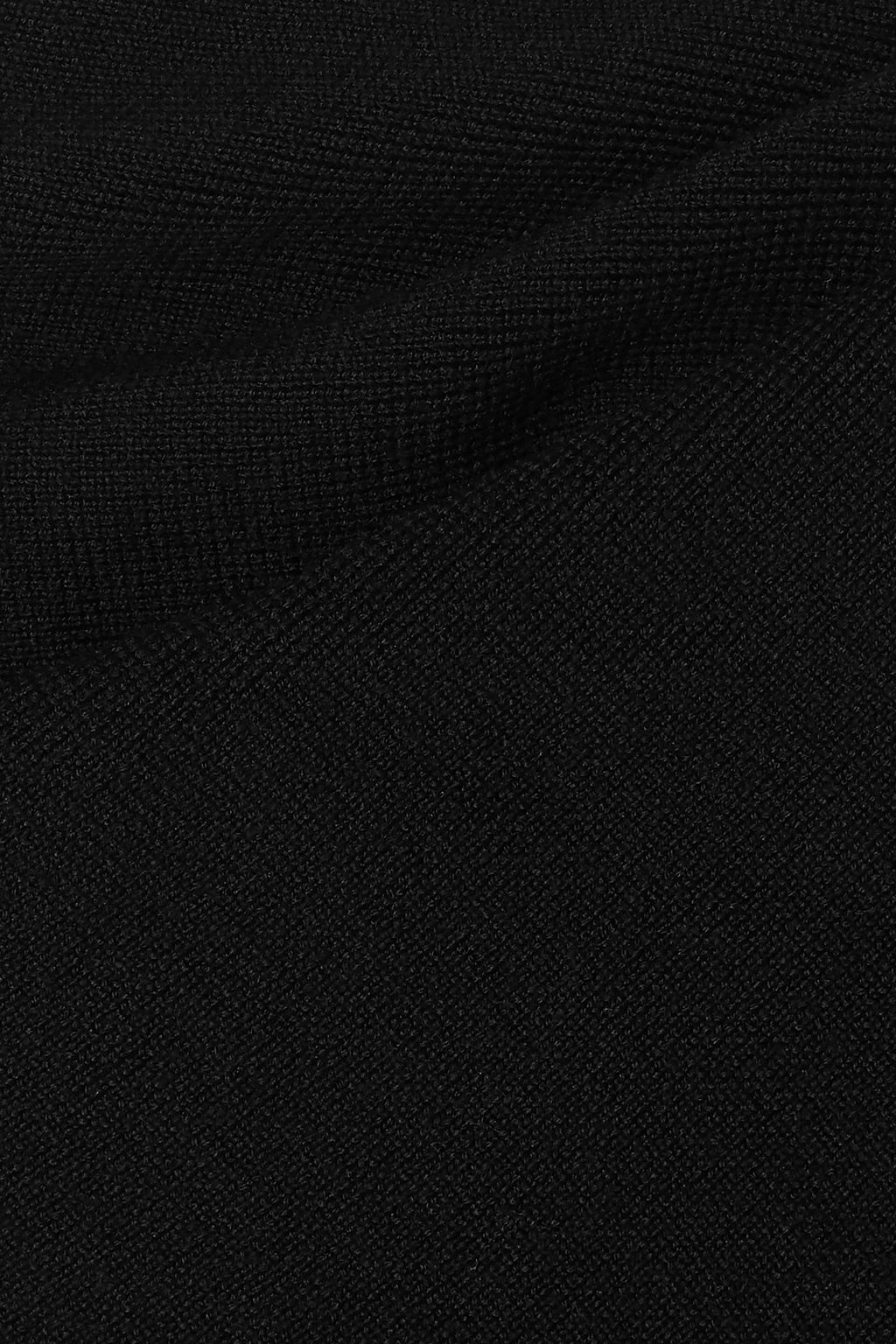MONSE Asymmetric cutout merino wool dress