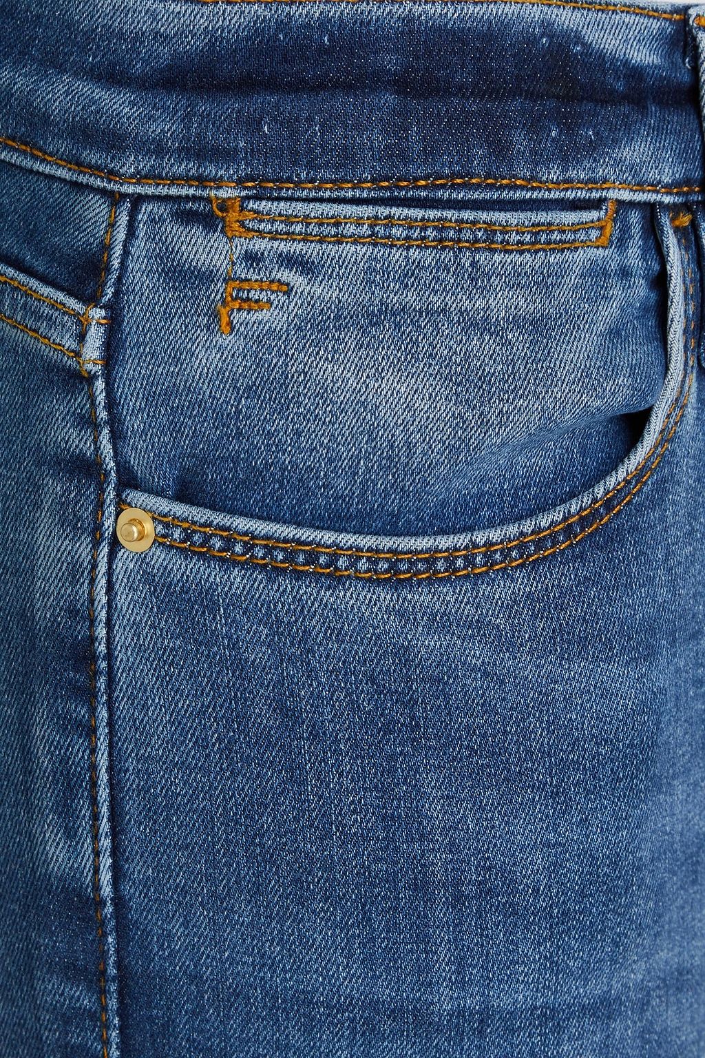 FRAME بنطلون جينز Le High Skinny بأرجل ضيقة وخصر مرتفع