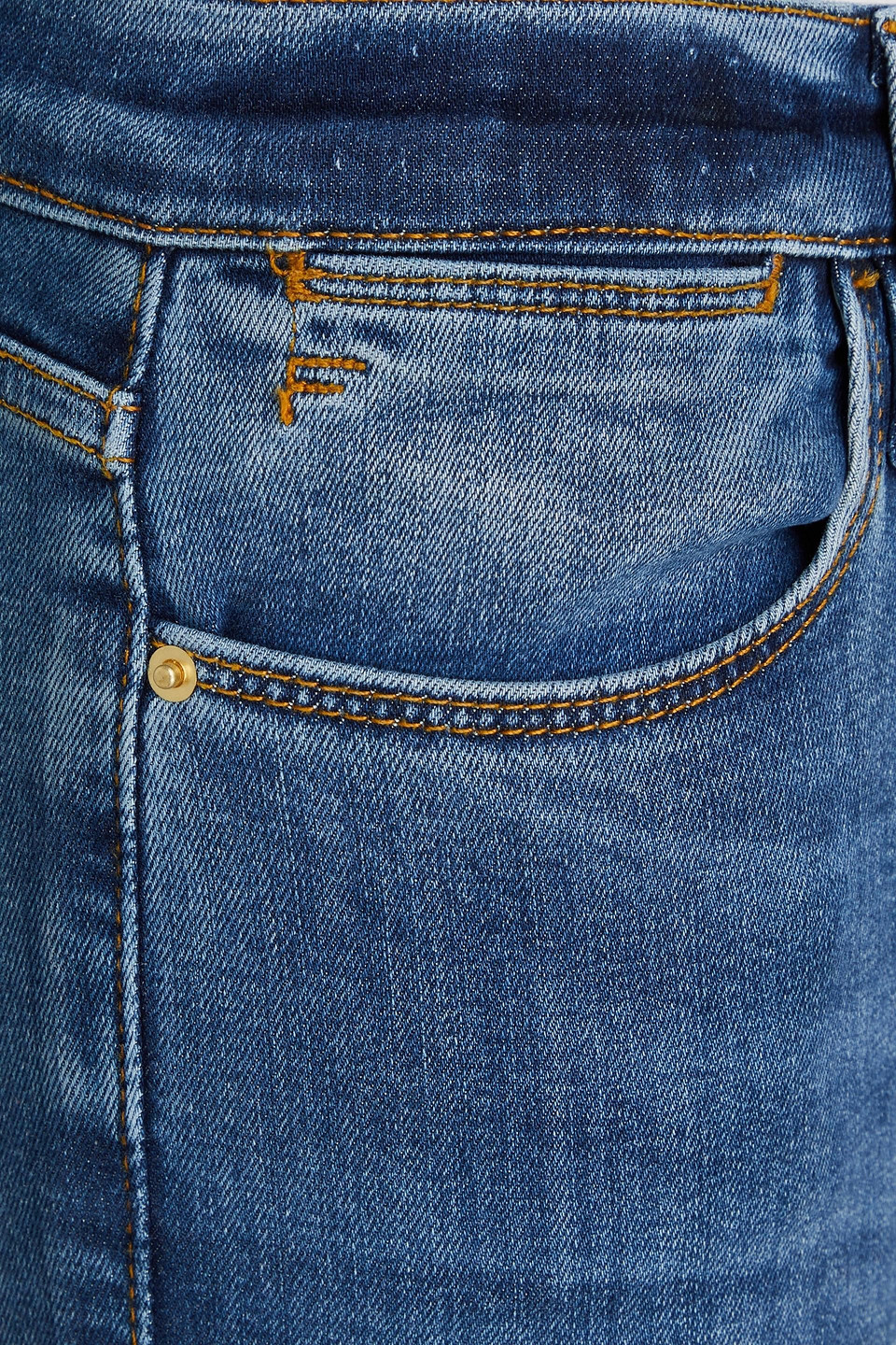 Frame Le High Skinny High-rise Skinny Jeans In Mid Denim