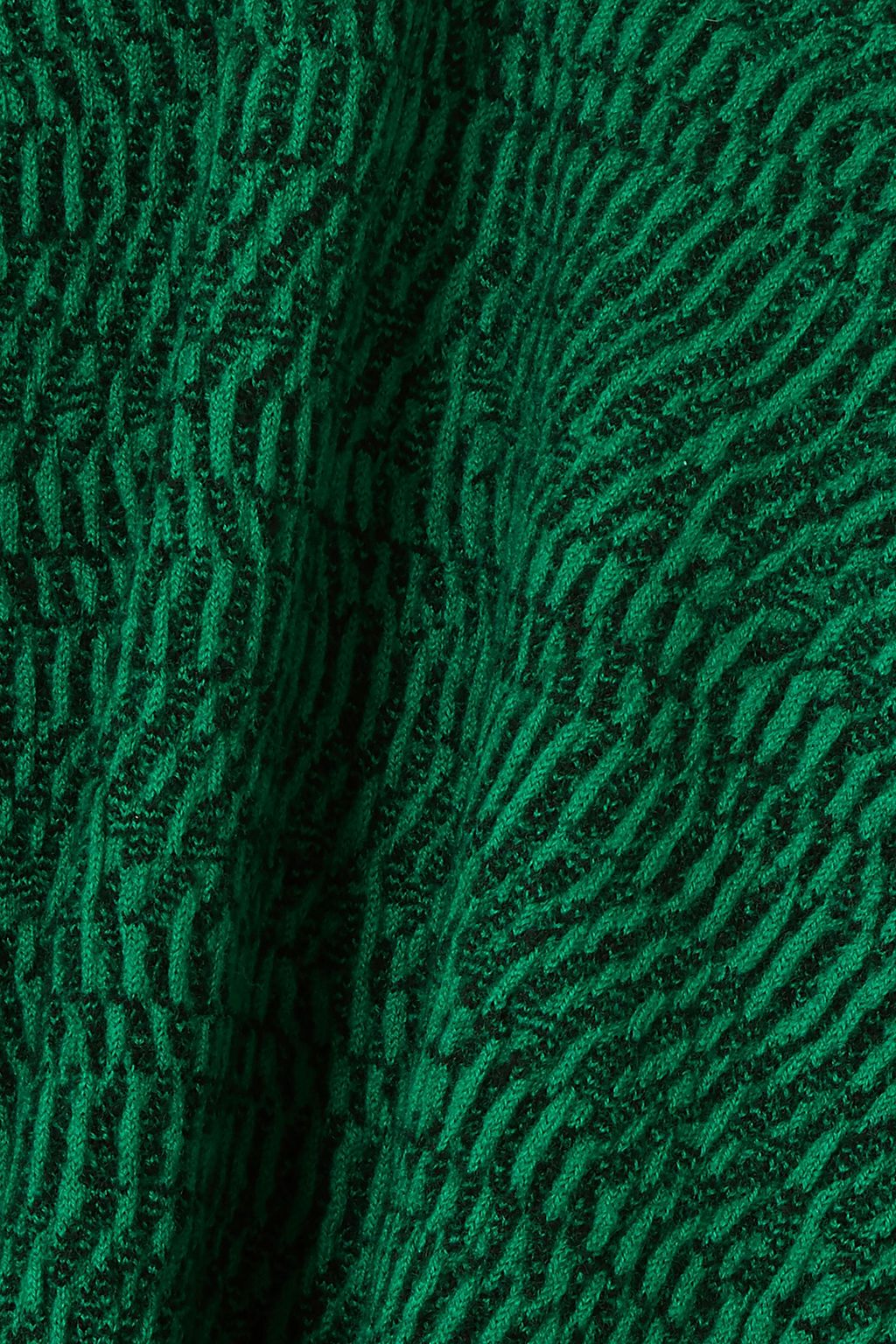 STELLA MCCARTNEY Striped wool-jacquard dress