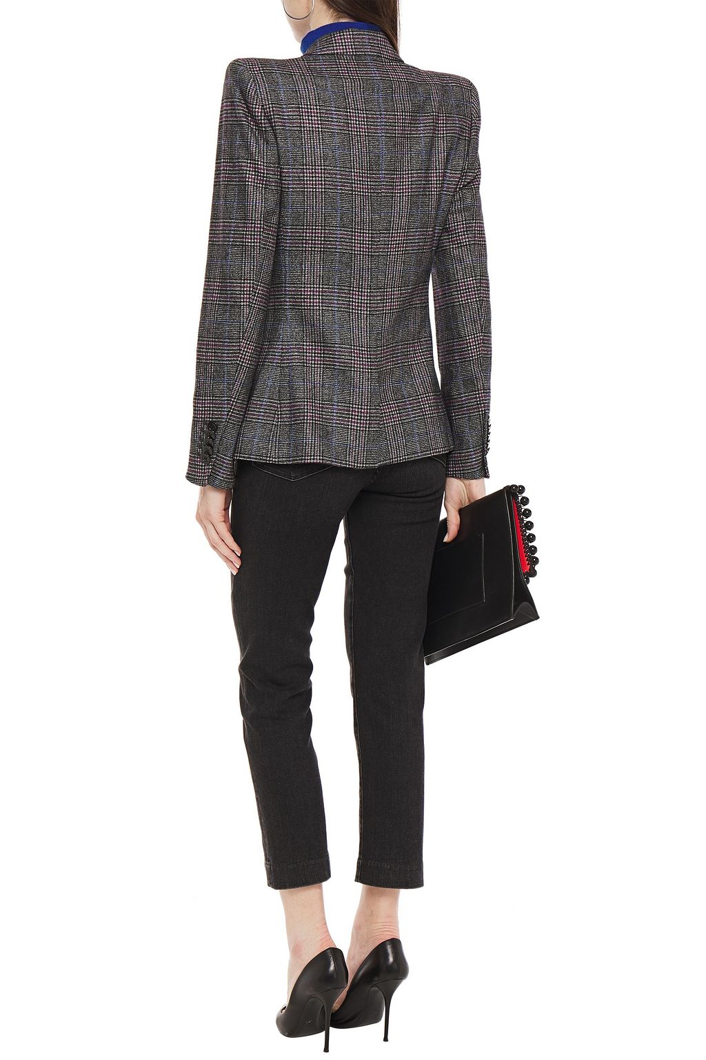 VERONICA BEARD Brock Dickey checked wool-blend blazer