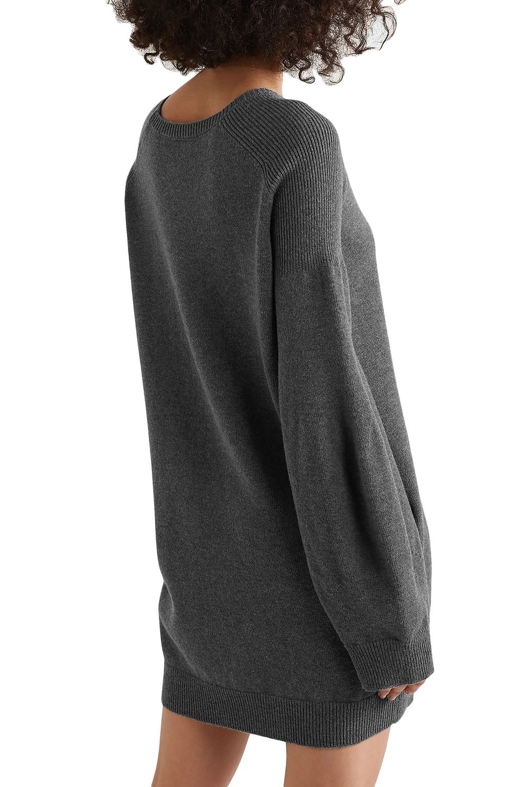 STELLA MCCARTNEY Oversized mélange wool mini dress