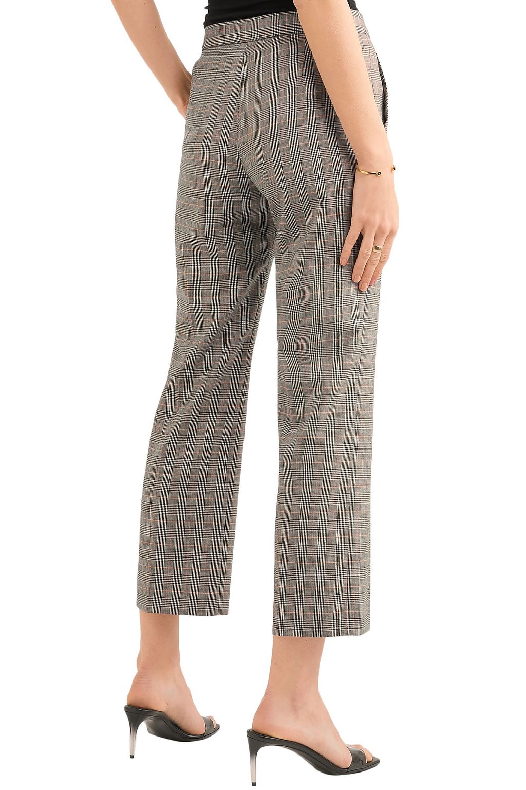 STELLA MCCARTNEY Prince of Wales checked wool straight-leg pants