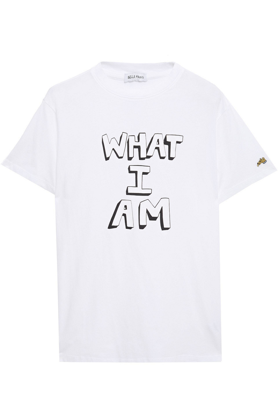 Bella Freud Woman Printed Cotton-jersey T-shirt White Size XS