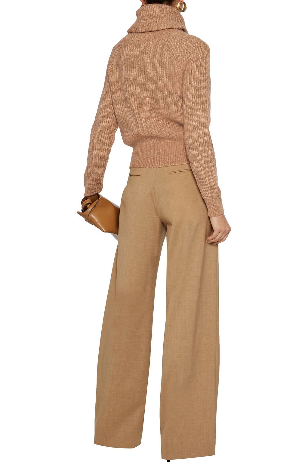 DIANE VON FURSTENBERG Pax ribbed-knit turtleneck sweater