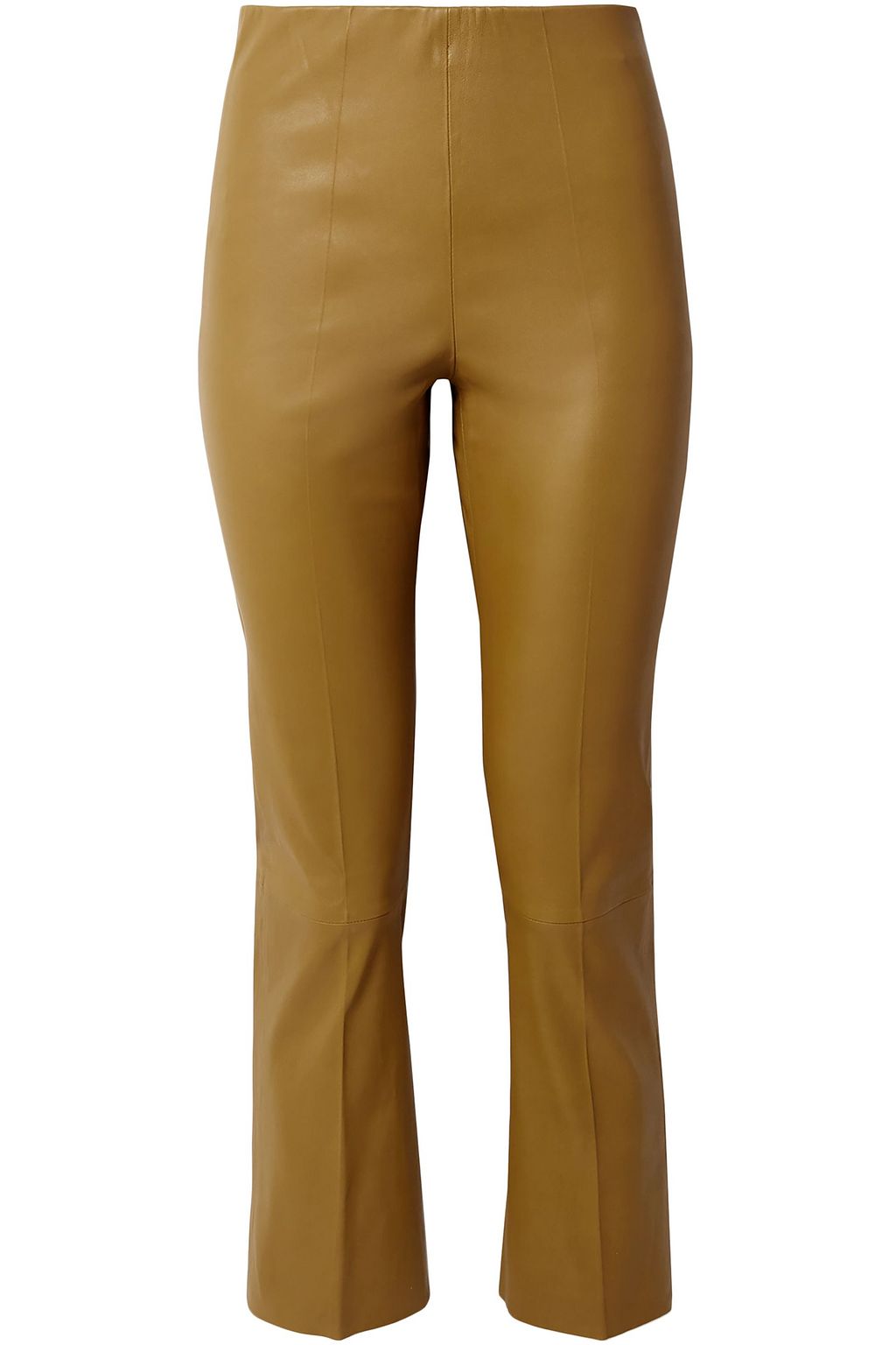 Camel Florentina Leather Slim Leg Pants Sale Up To 70 Off The Outnet By Malene Birger The Outnet