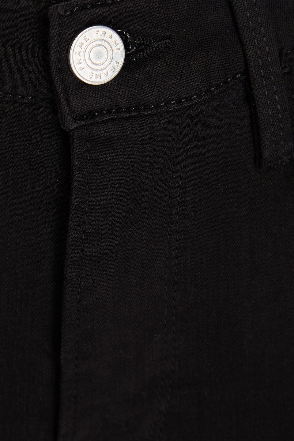Frame 24 Hour Cropped High-rise Skinny Jeans In Black