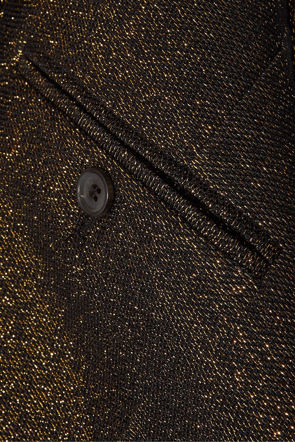 MICHAEL KORS COLLECTION Metallic wool-blend flared pants