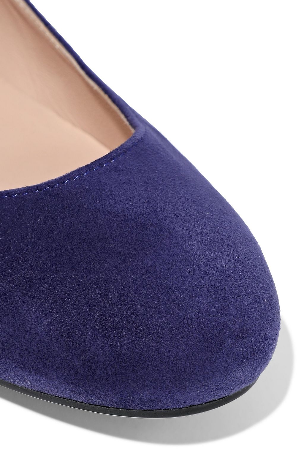 TOD'S Studded suede ballet flats