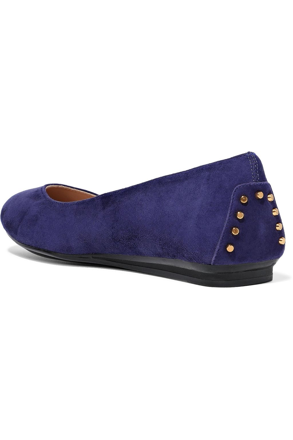 TOD'S Studded suede ballet flats