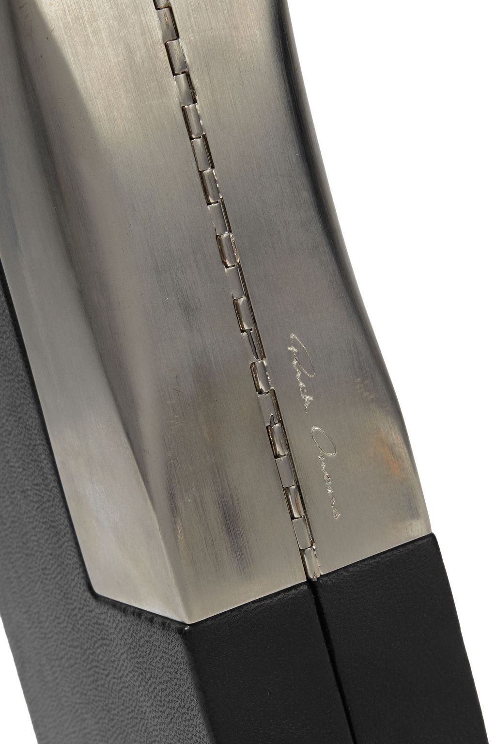 RICK OWENS Leather box clutch