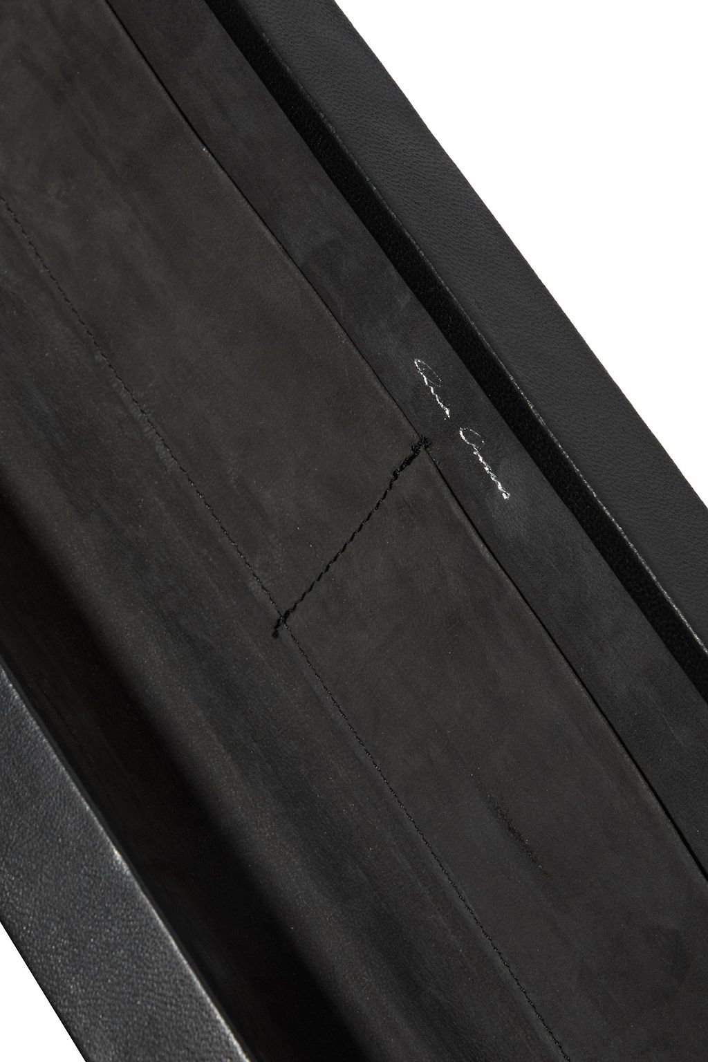 RICK OWENS Leather box clutch