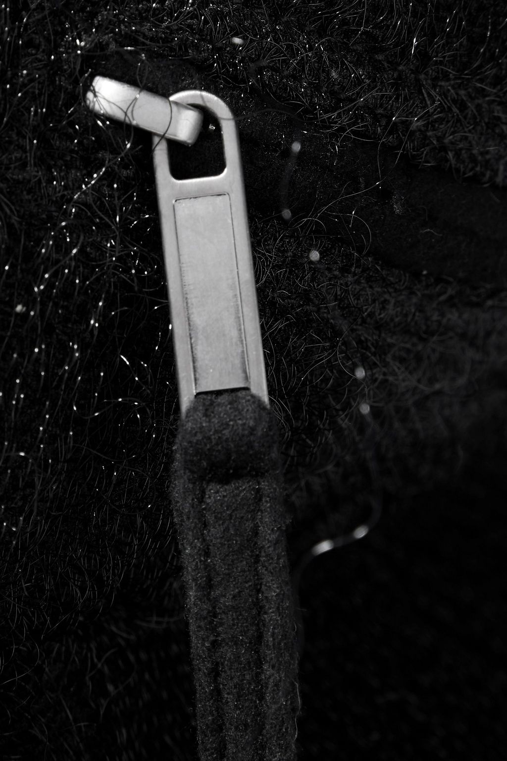 RICK OWENS Cargo Chap felt-trimmed brushed-woven belt bag