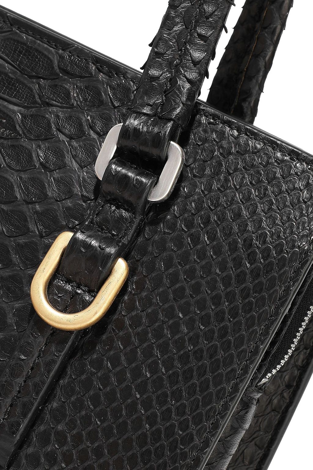 RICK OWENS Micro Edith python tote