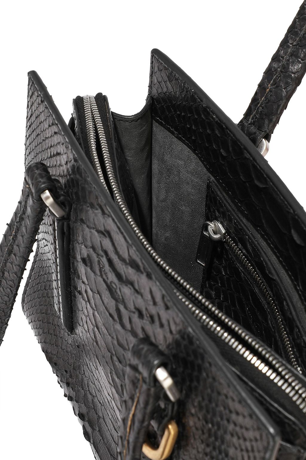 RICK OWENS Micro Edith python tote