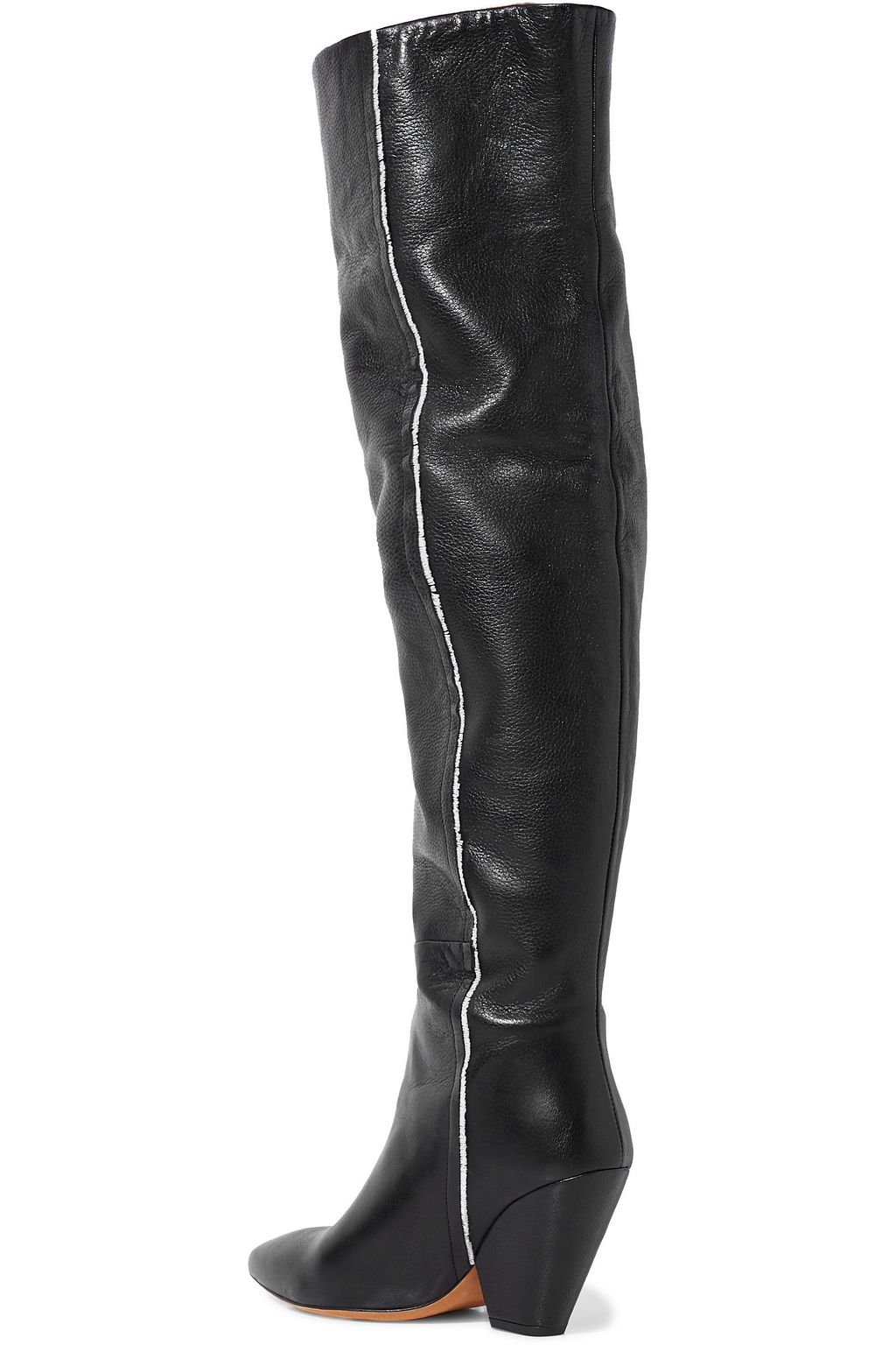 IRO Textured-leather over-the-knee boots