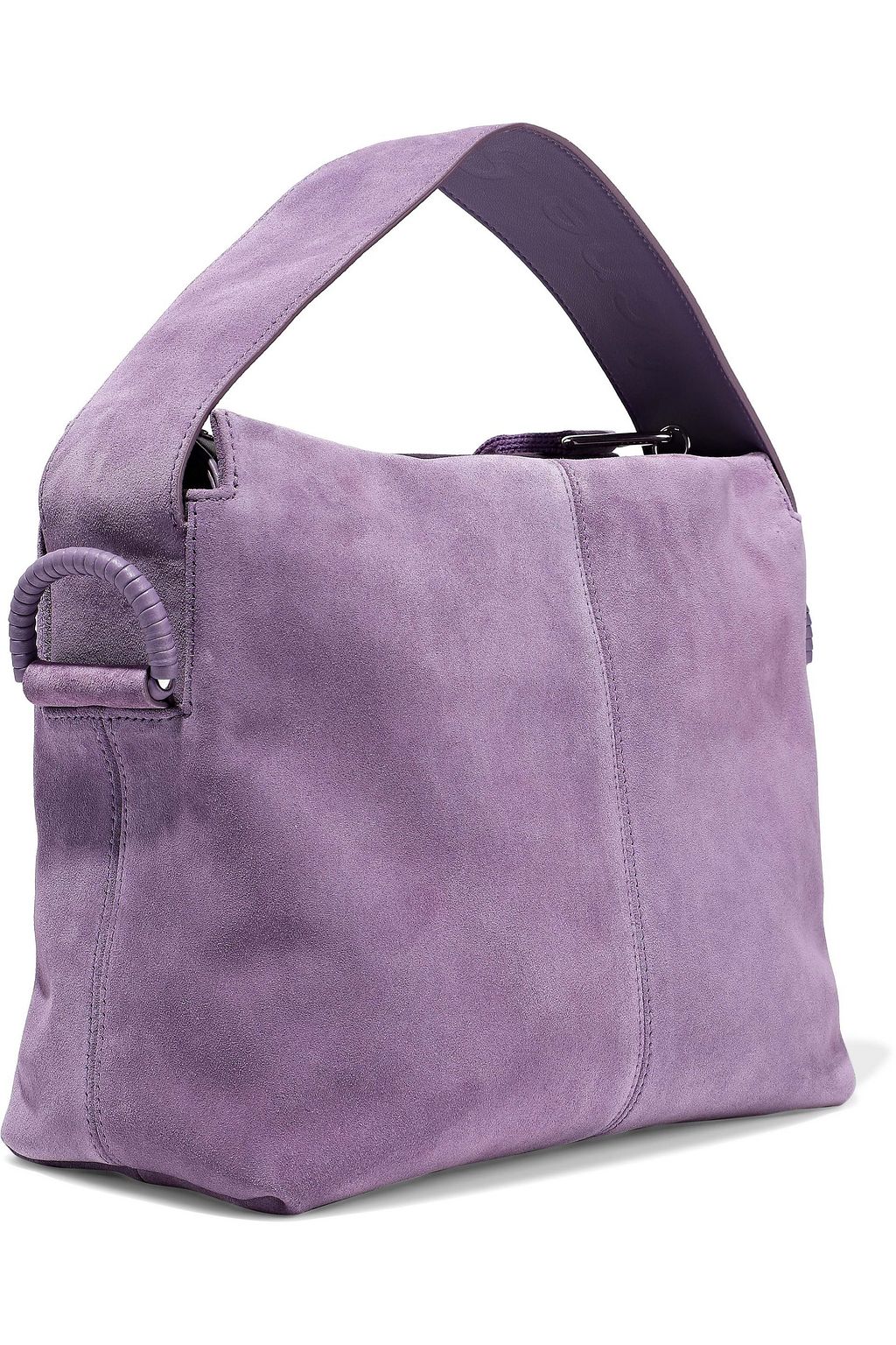 ACNE STUDIOS Show leather-trimmed suede shoulder bag