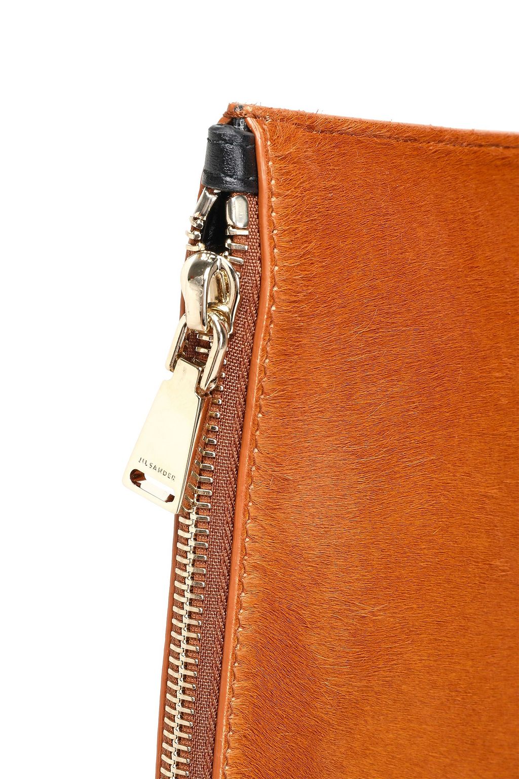 JIL SANDER Calf hair envelope clutch