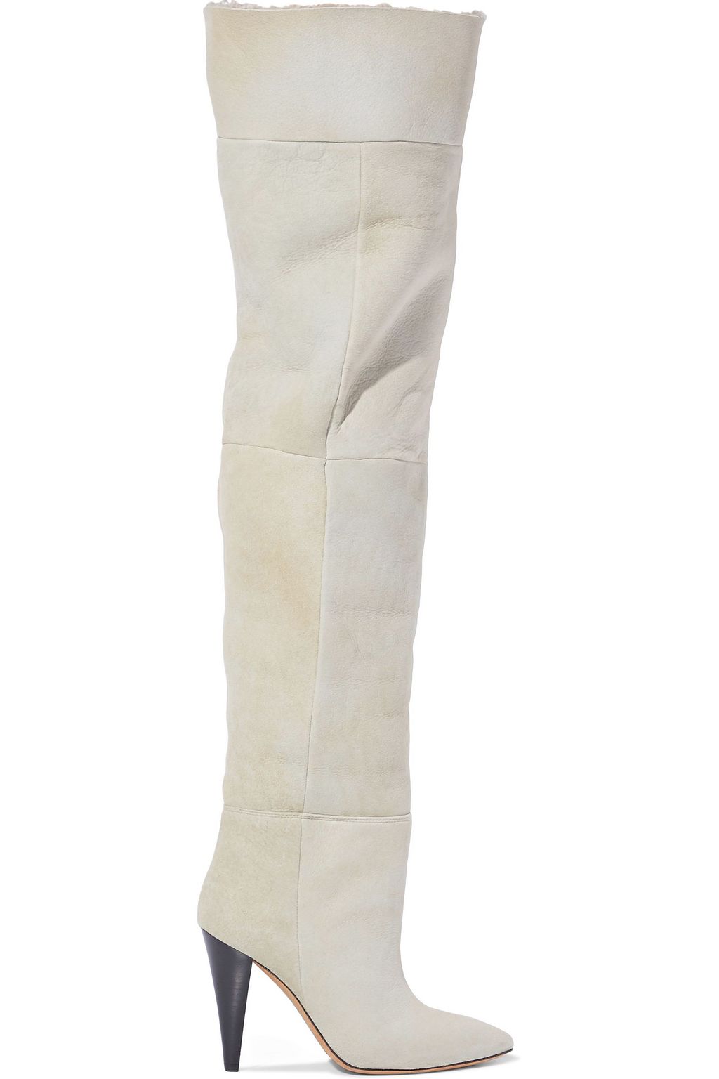 over knee shearling boots