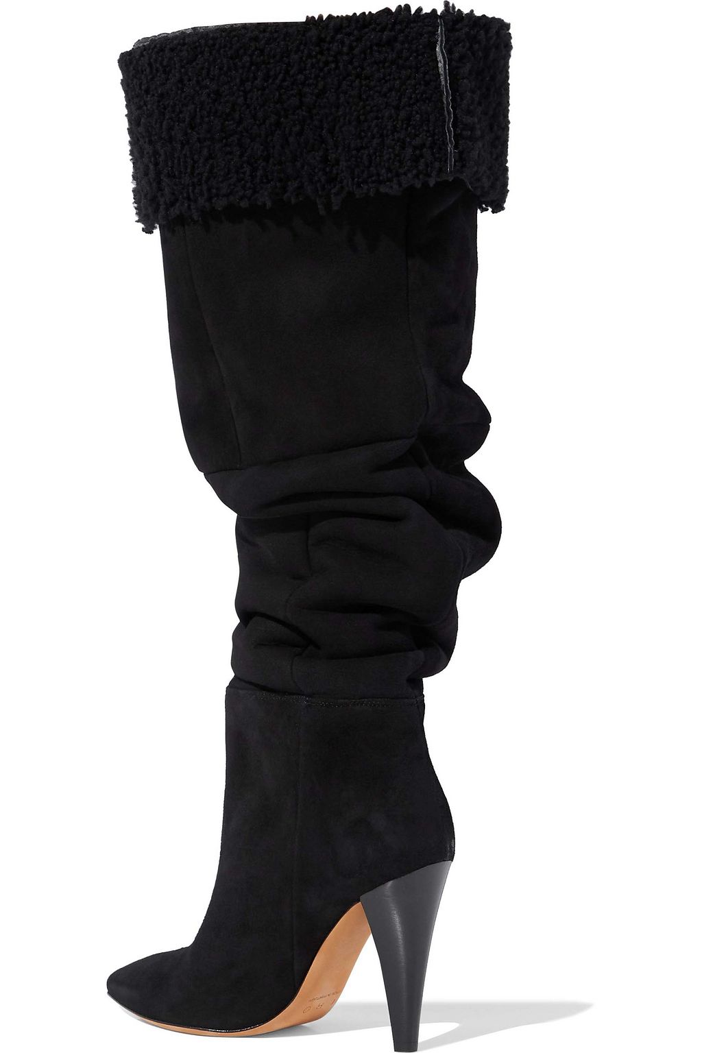 IRO Graceful shearling over-the-knee boots