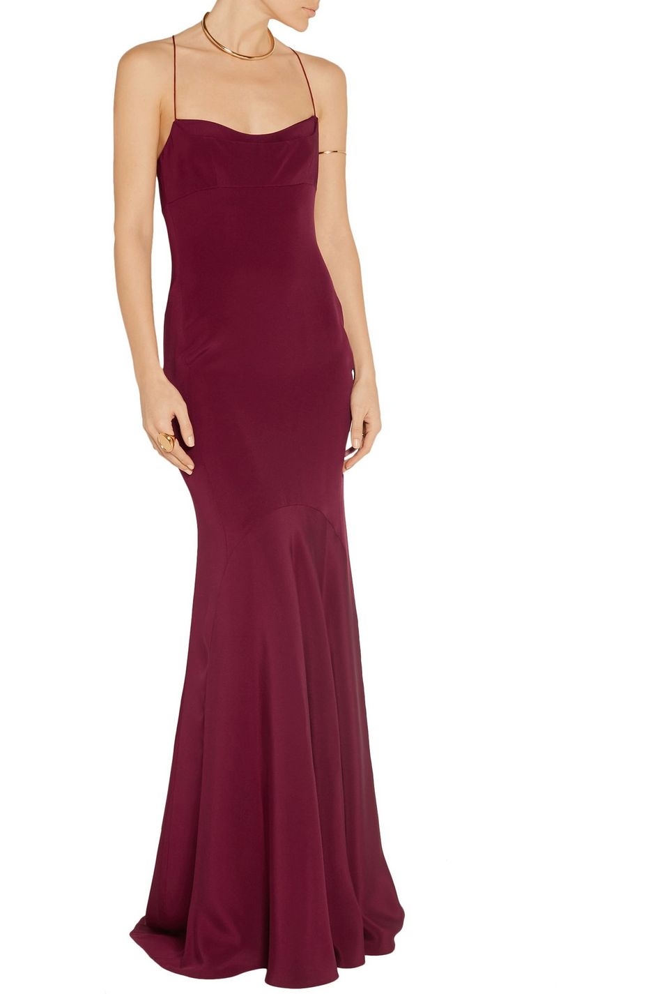 Burgundy Silk Gown Sale Up To 70 Off The Outnet Narciso