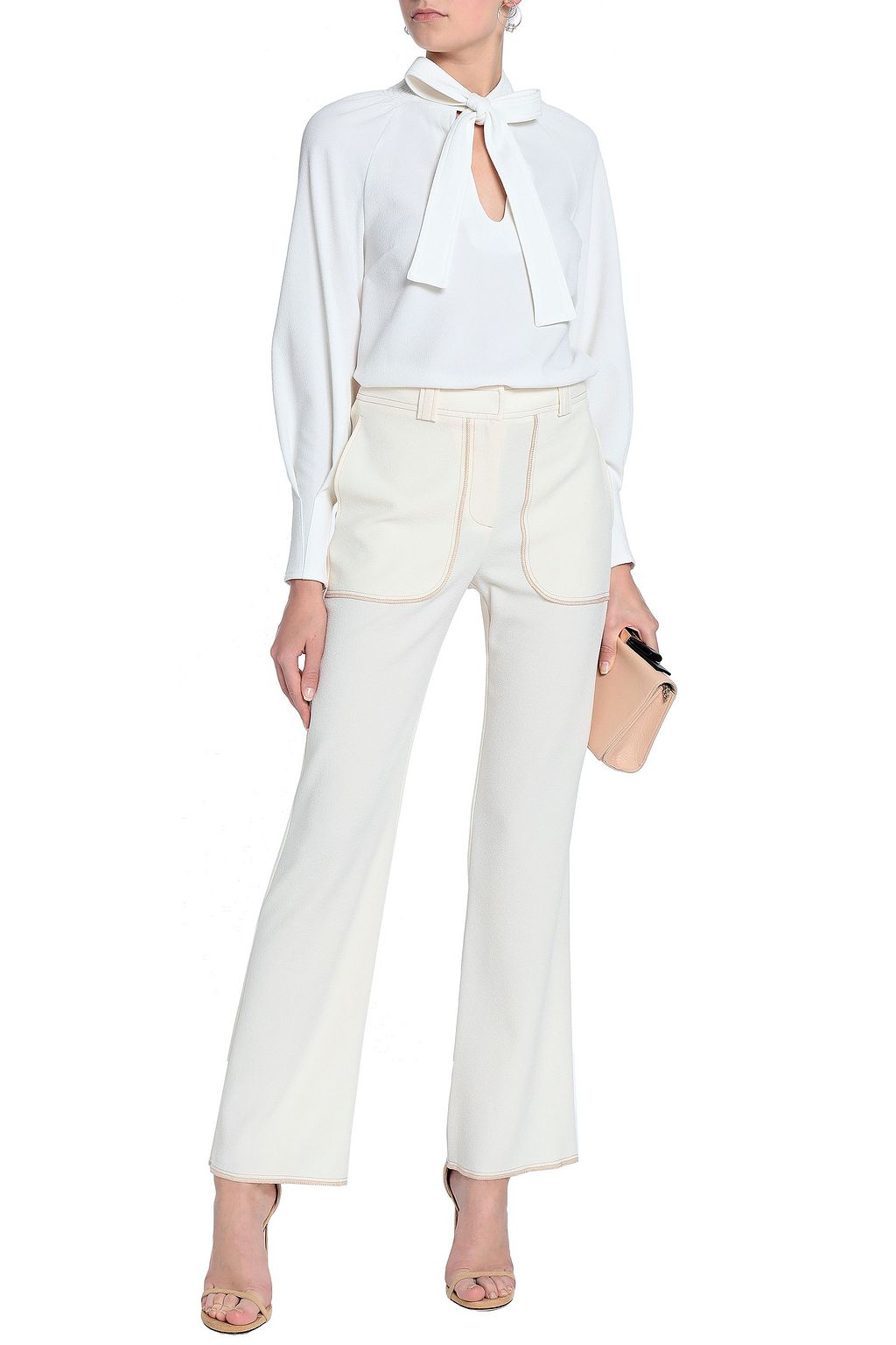 SEE BY CHLOÉ Crepe bootcut pants