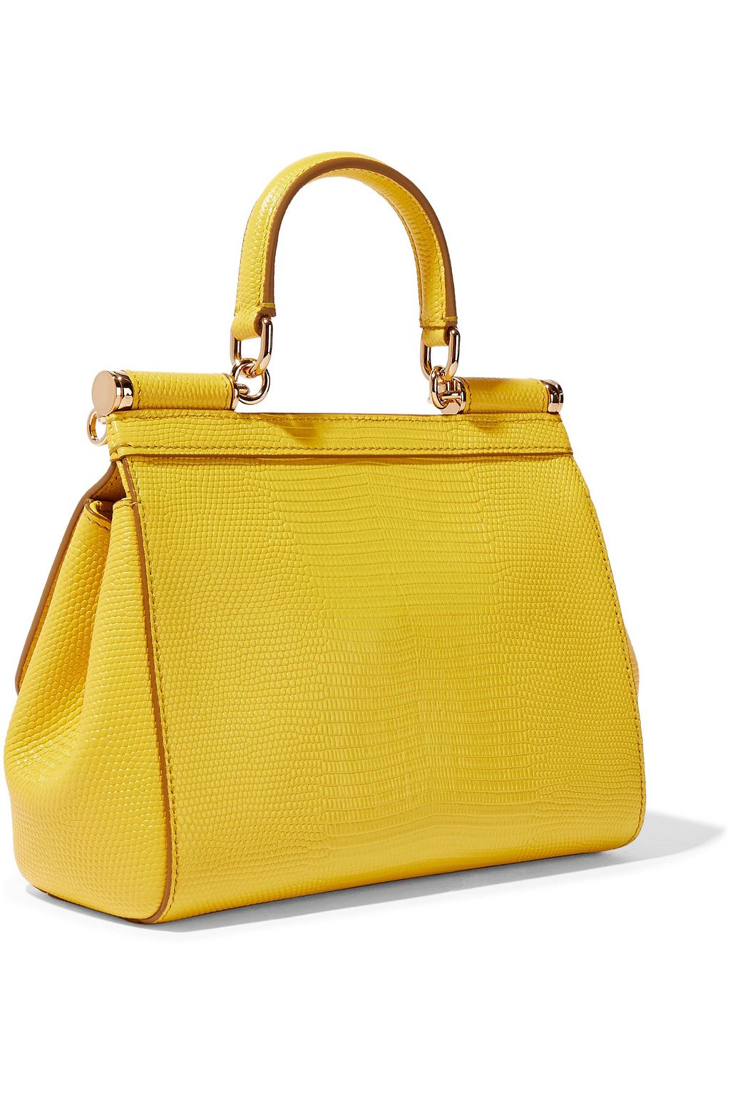 DOLCE&GABBANA Textured-leather shoulder bag