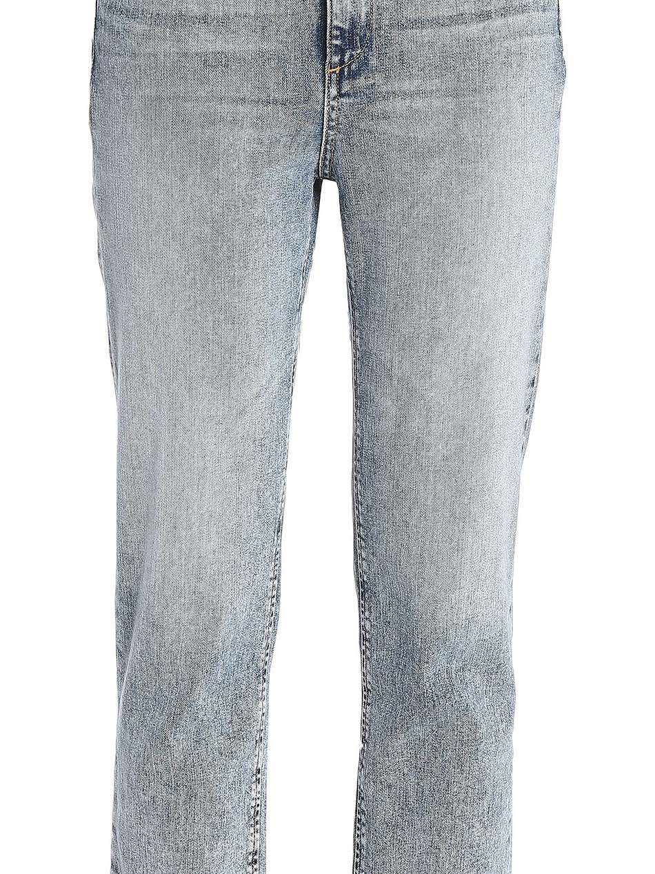 high-rise slim-leg jeans