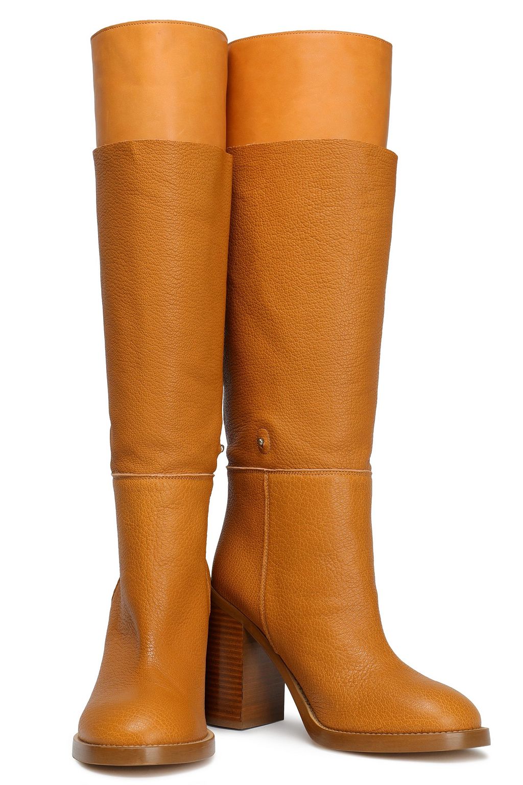 MM6 MAISON MARGIELA Two-tone leather boots