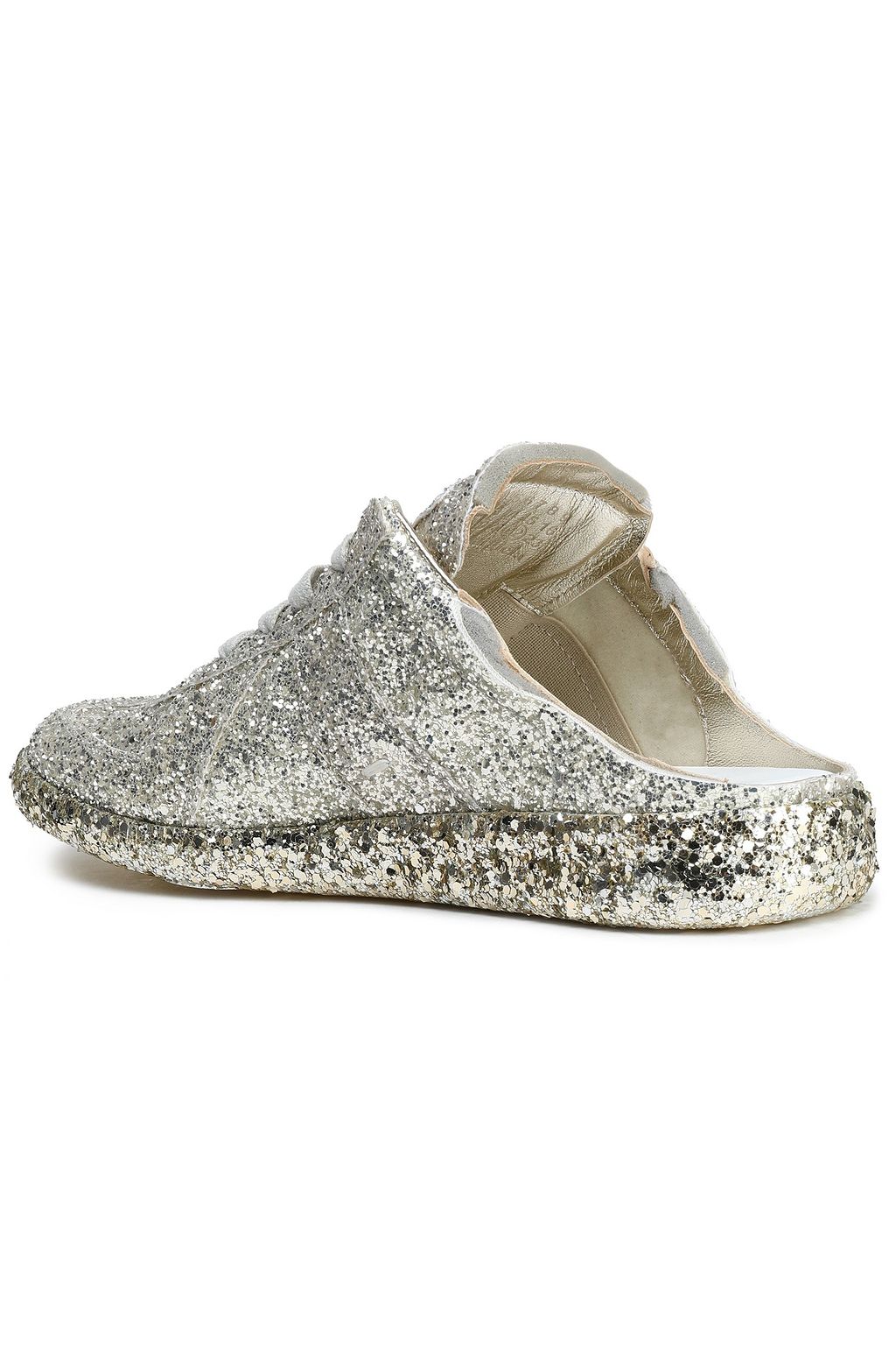 MAISON MARGIELA ميولز من نسيج محبوك مزيّن بالحلى المتلألئة