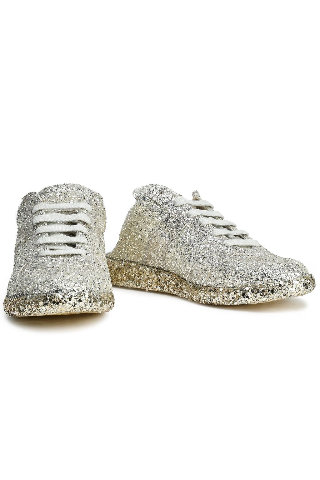 MAISON MARGIELA ميولز من نسيج محبوك مزيّن بالحلى المتلألئة