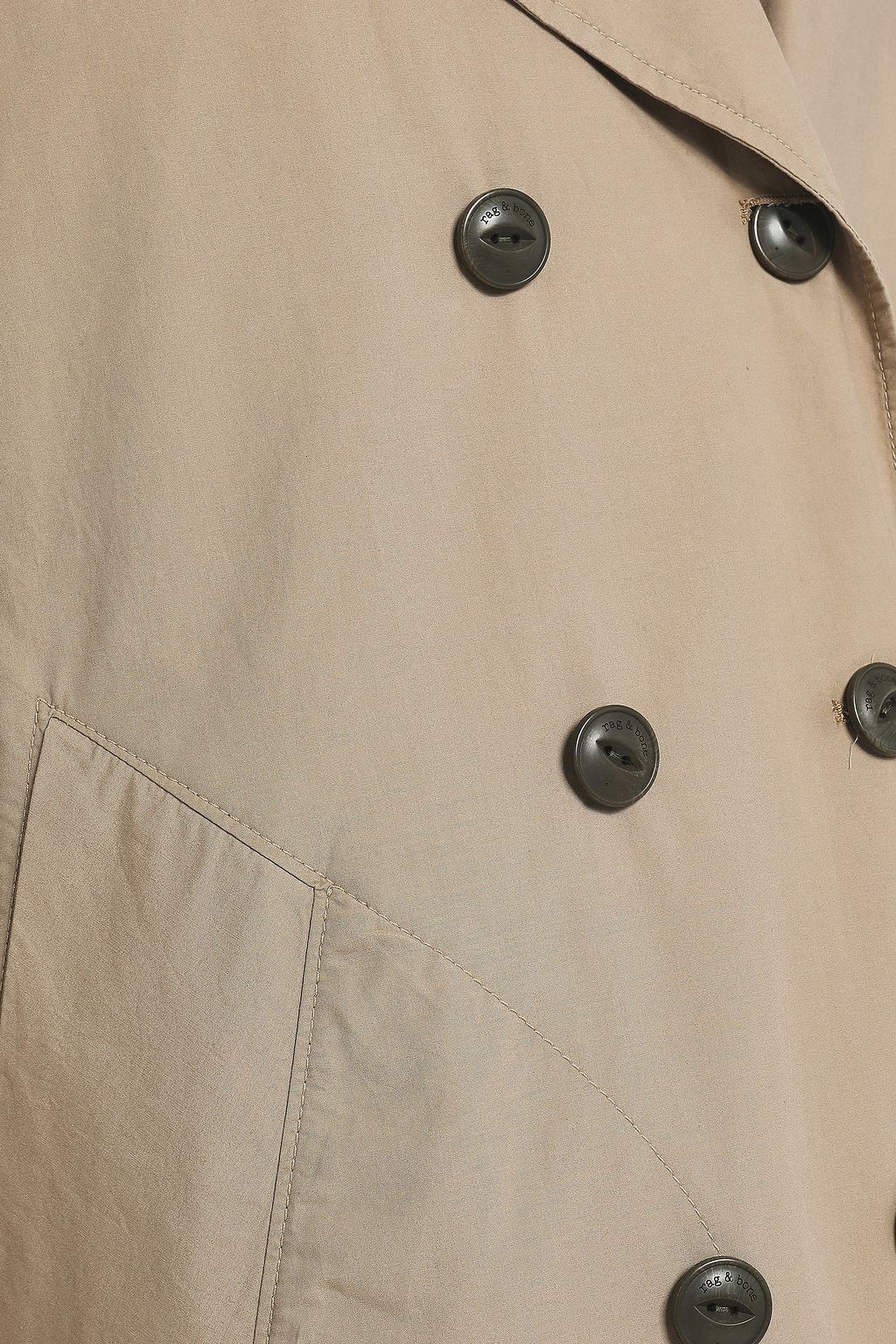 RAG & BONE Double-breasted cotton trench coat