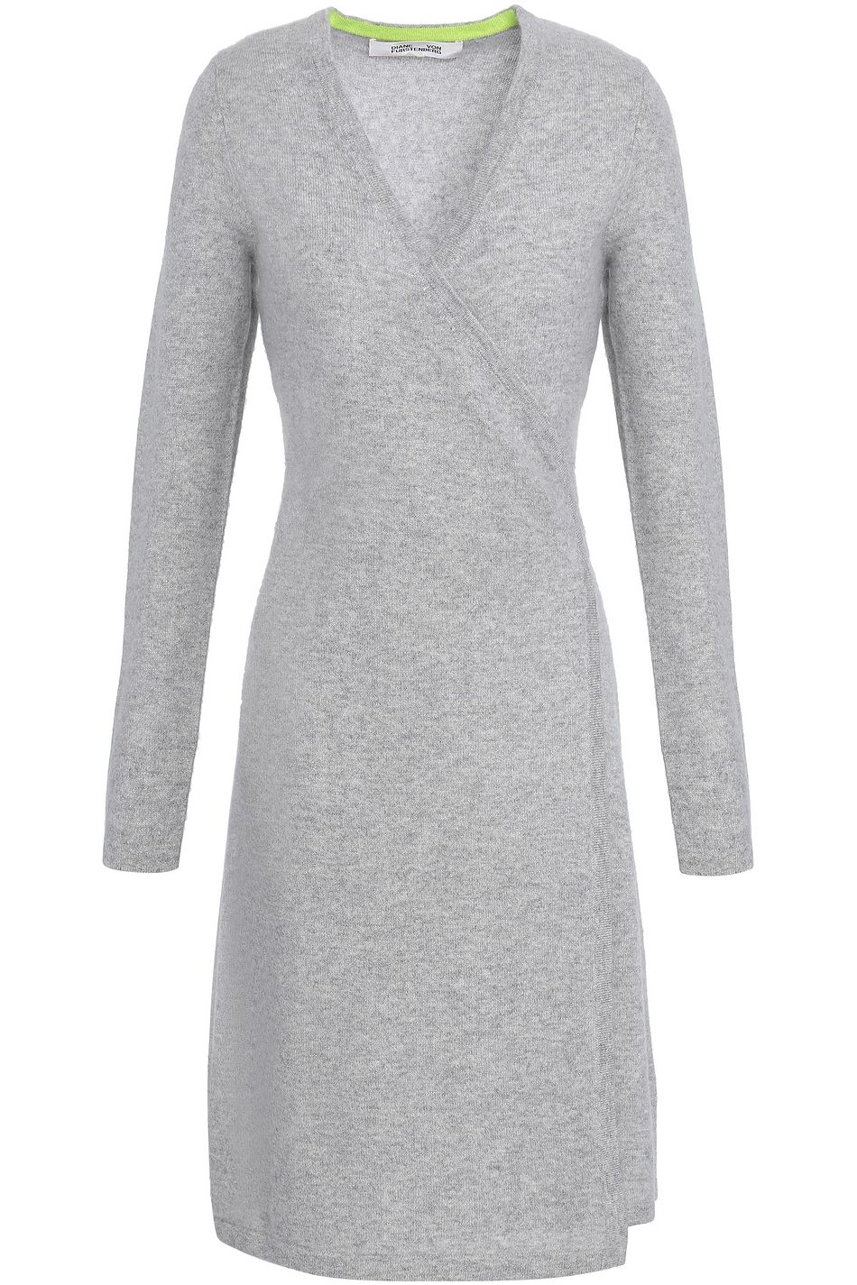 new linda cashmere wrap dress