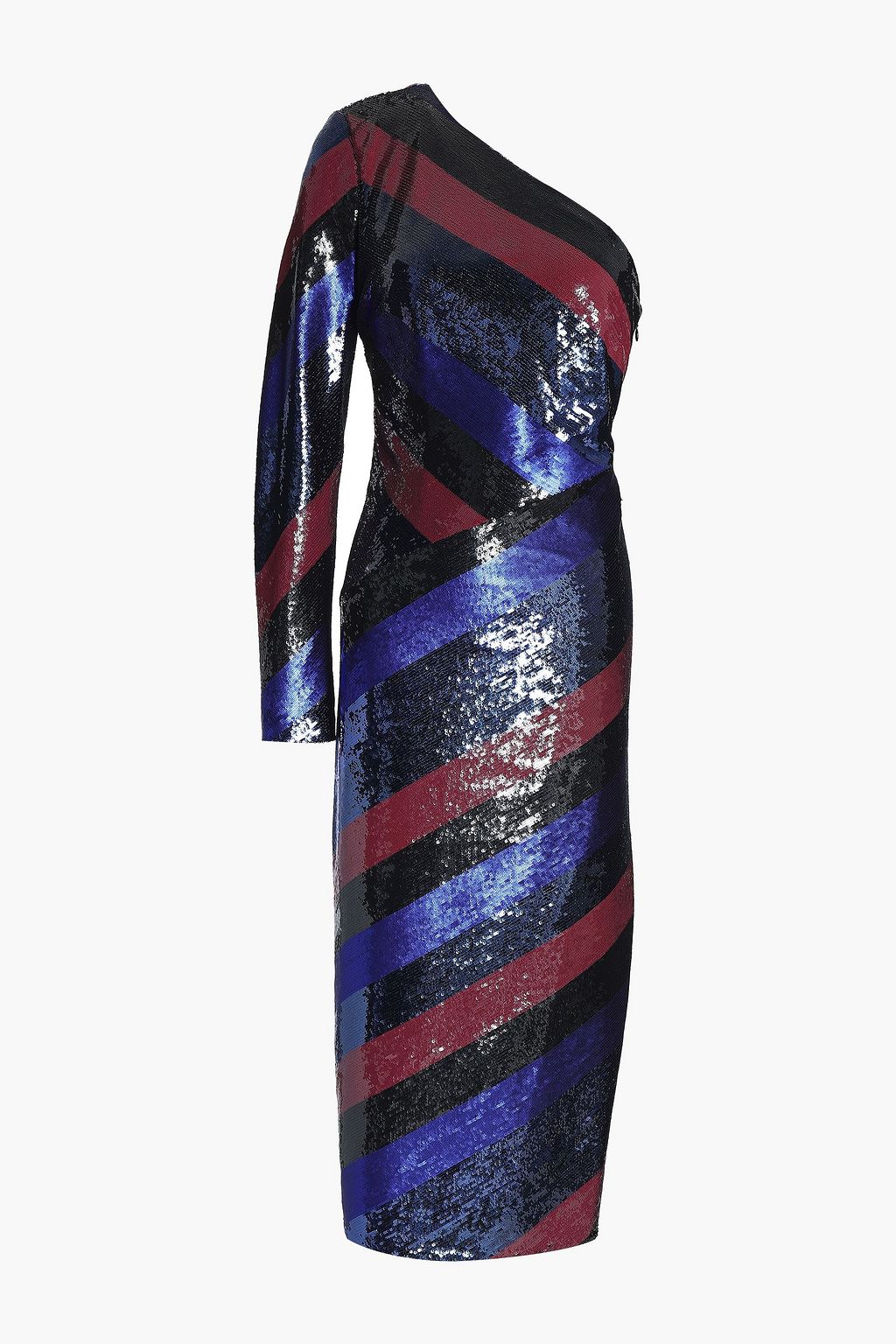 bright blue sequin dress