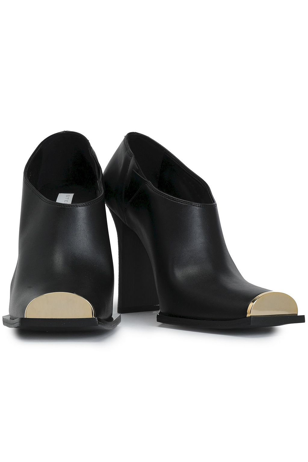 STELLA MCCARTNEY Embellished faux leather pumps