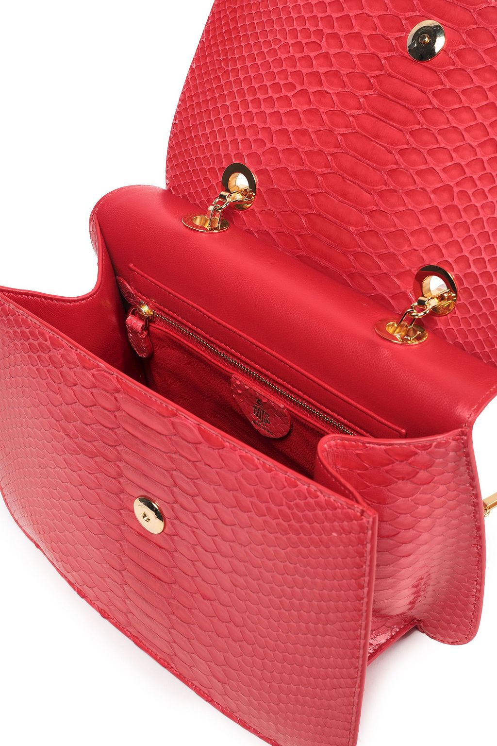MARK CROSS Francis python shoulder bag