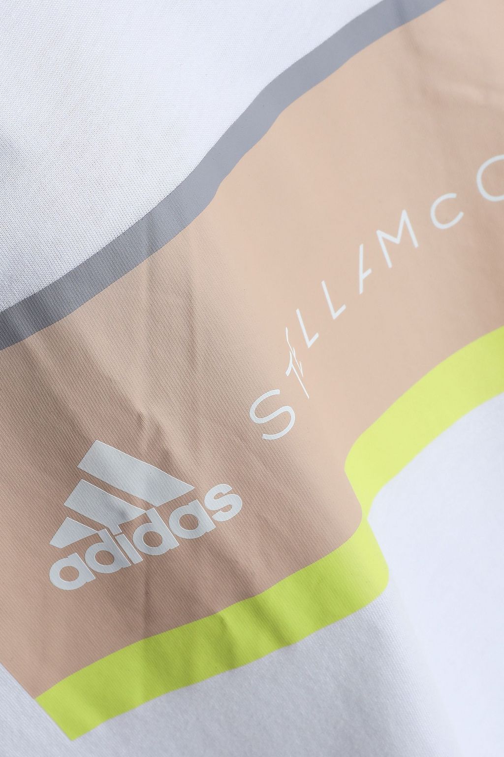 ADIDAS BY STELLA MCCARTNEY Mesh-paneled cotton-jersey tank