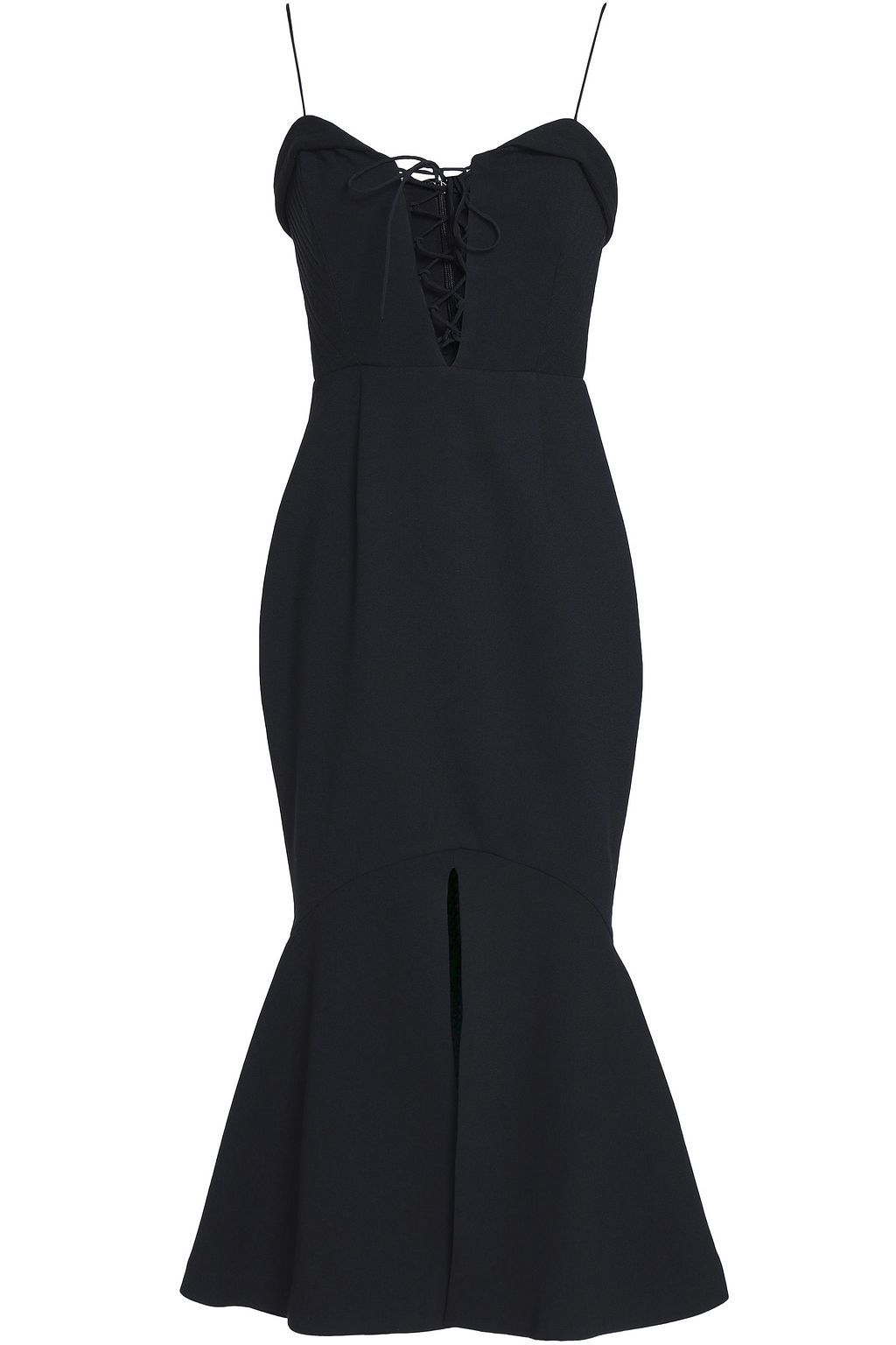 nicholas iris lace gown black