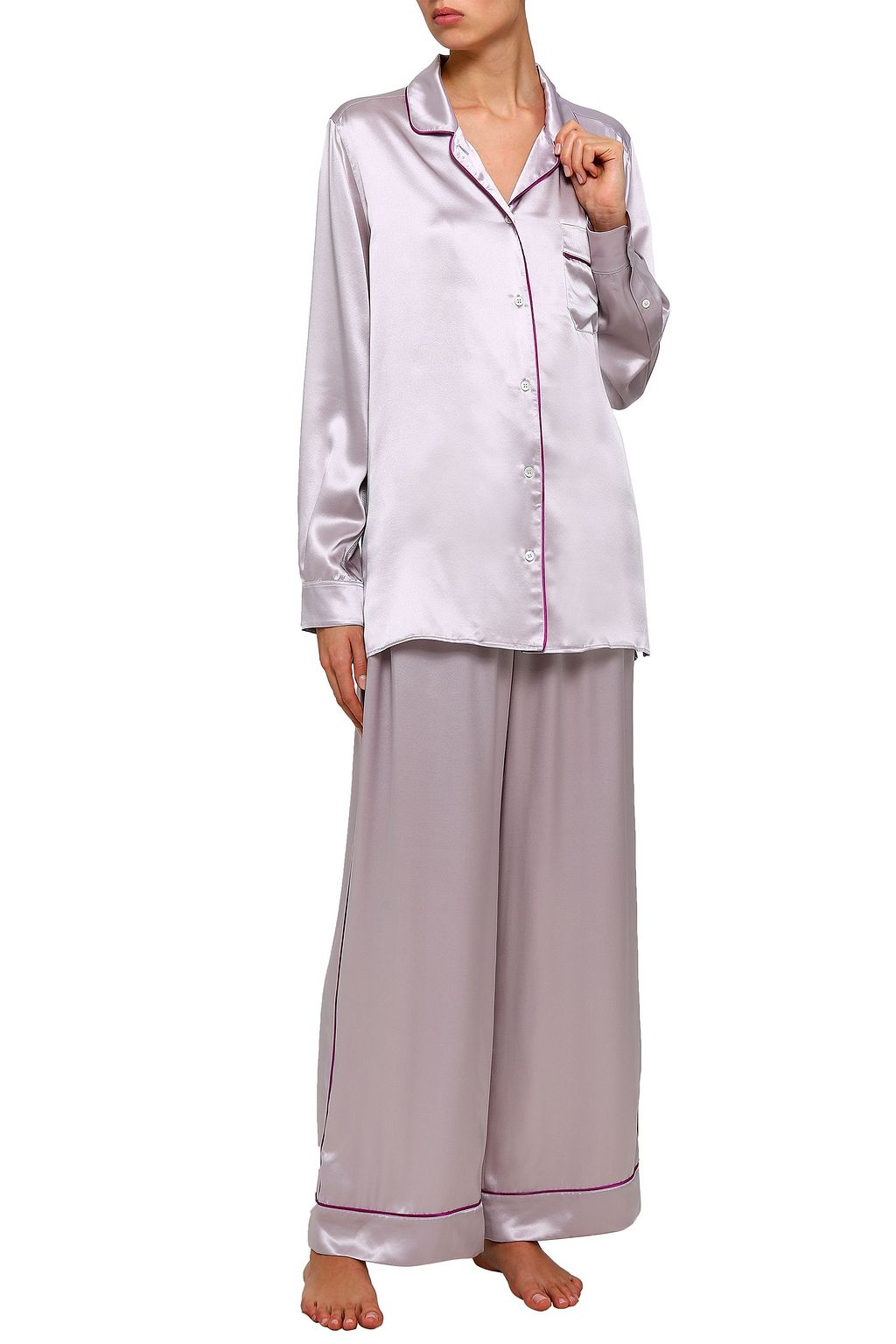 DOLCE&GABBANA Silk pajama pants