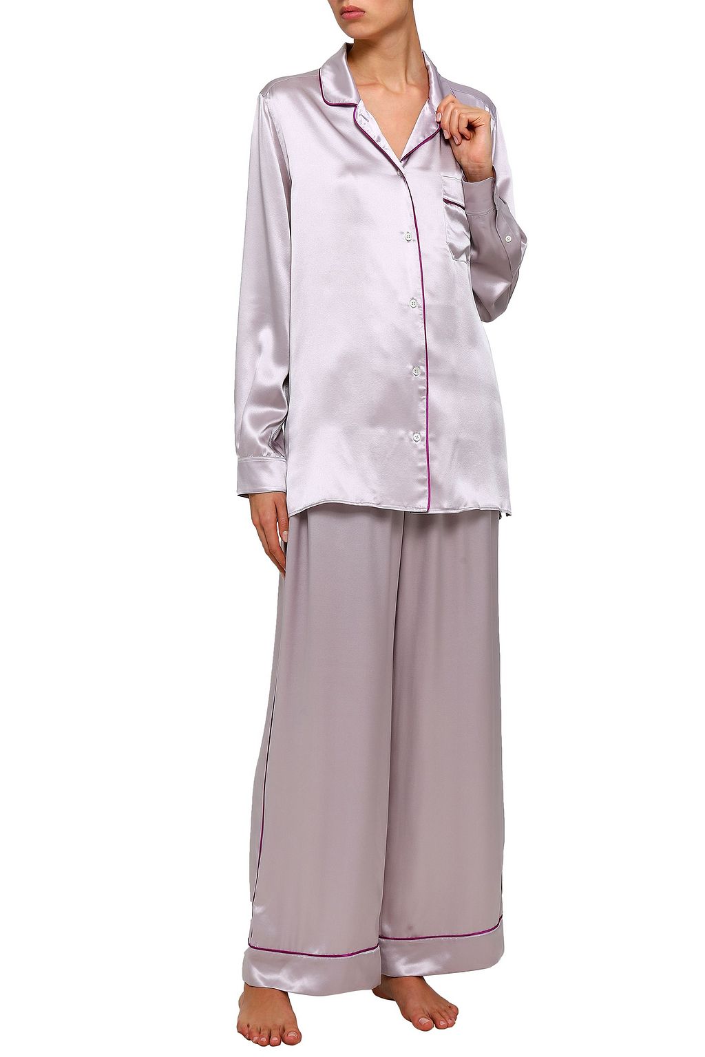 DOLCE&GABBANA Silk pajama top