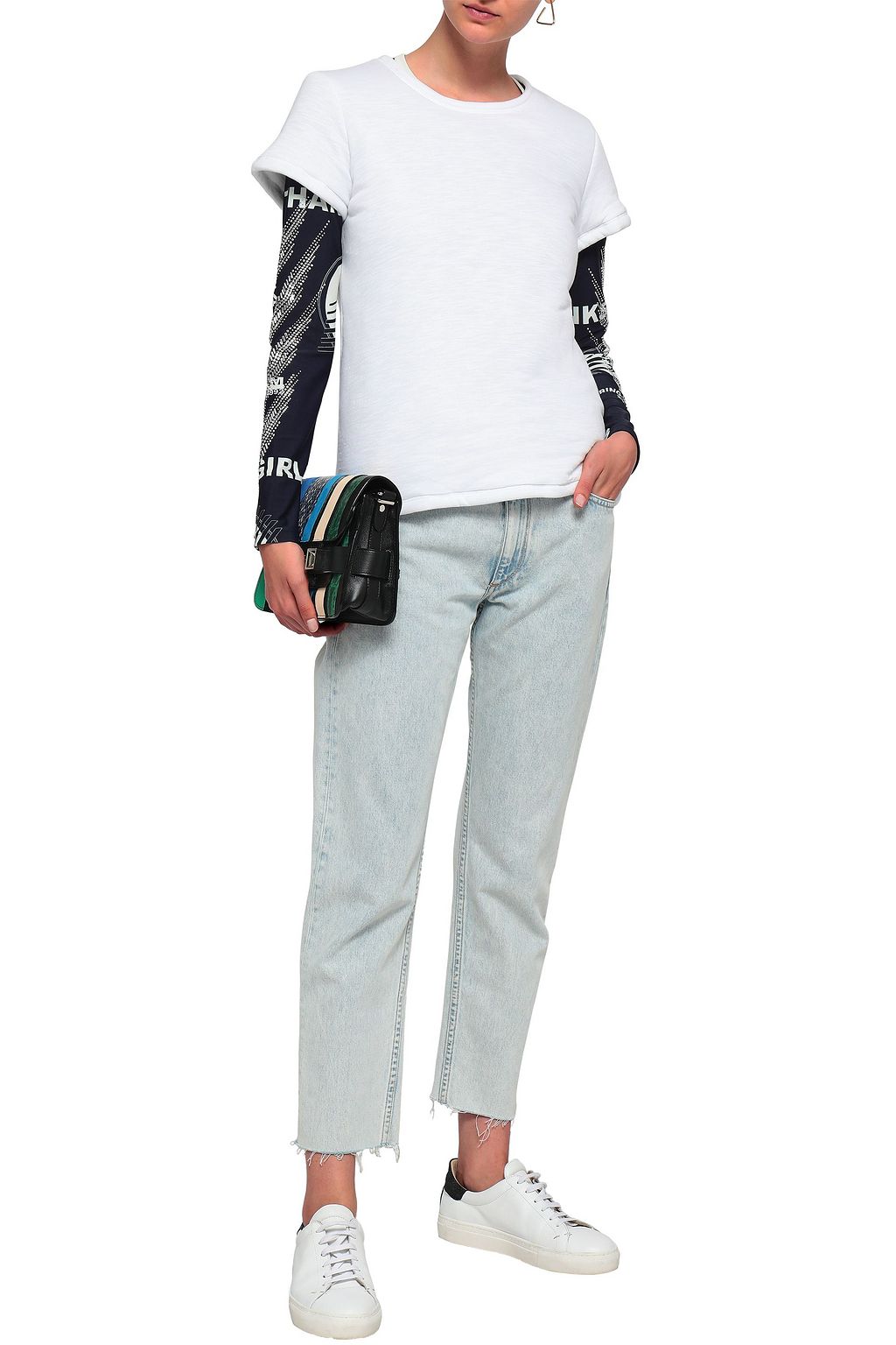 PROENZA SCHOULER Slub cotton-jersey T-shirt