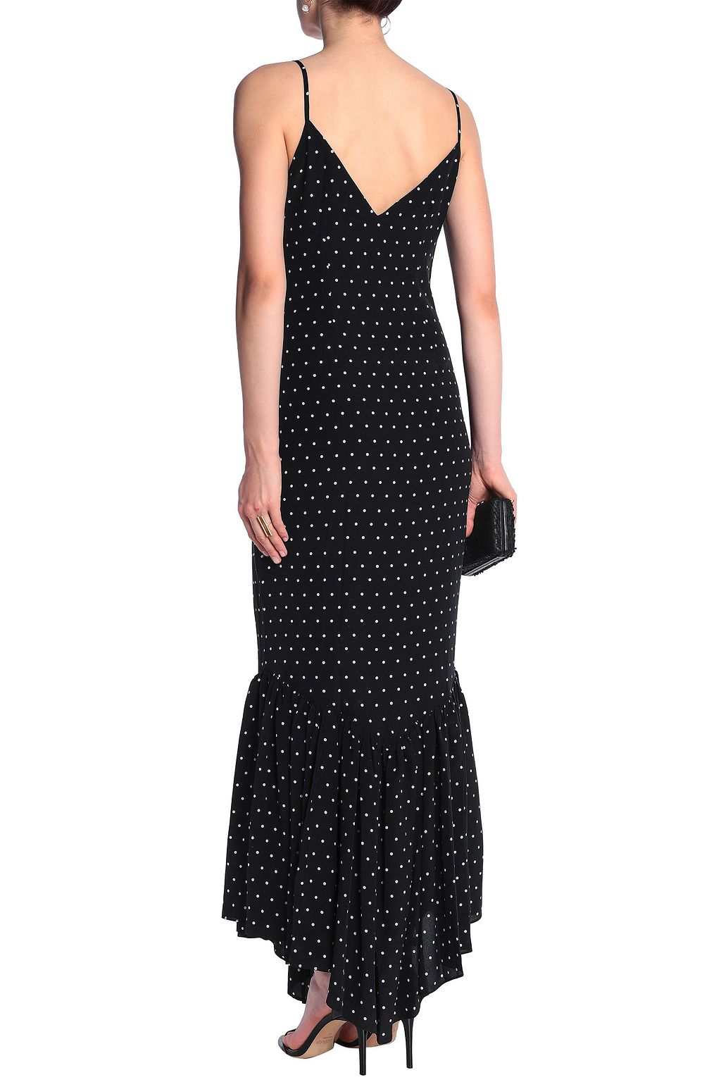 de la vali polka dot dress