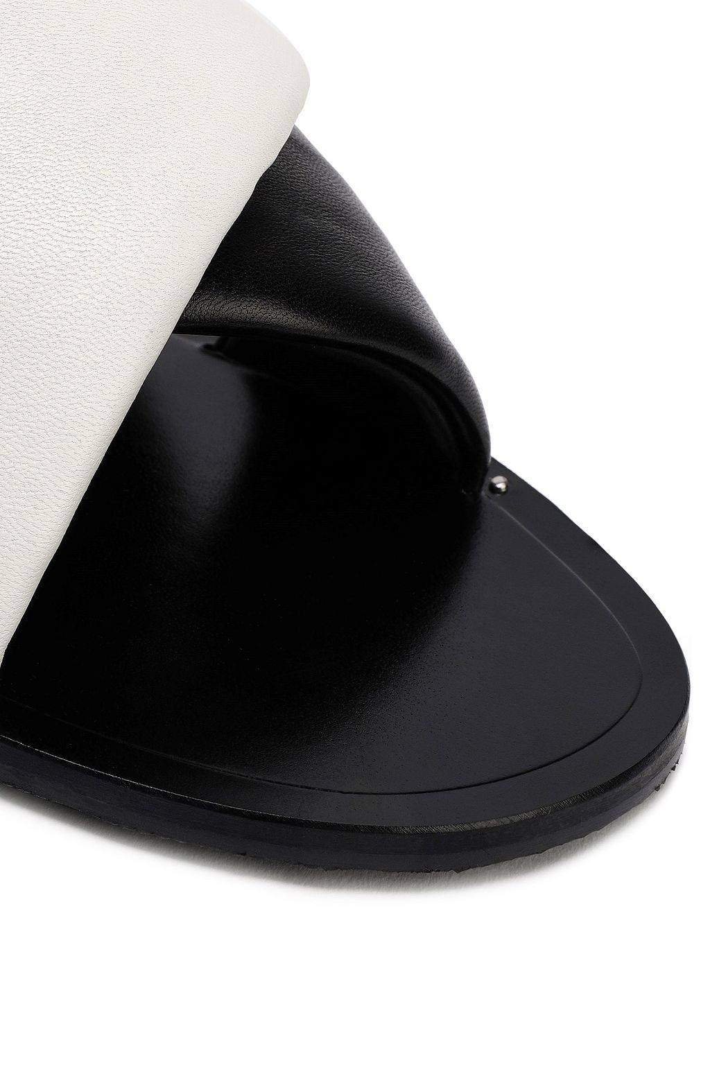 RAG & BONE Two-tone leather slides