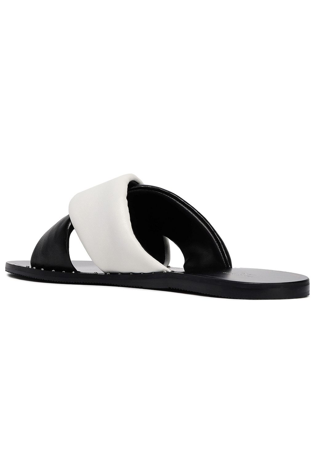 RAG & BONE Two-tone leather slides