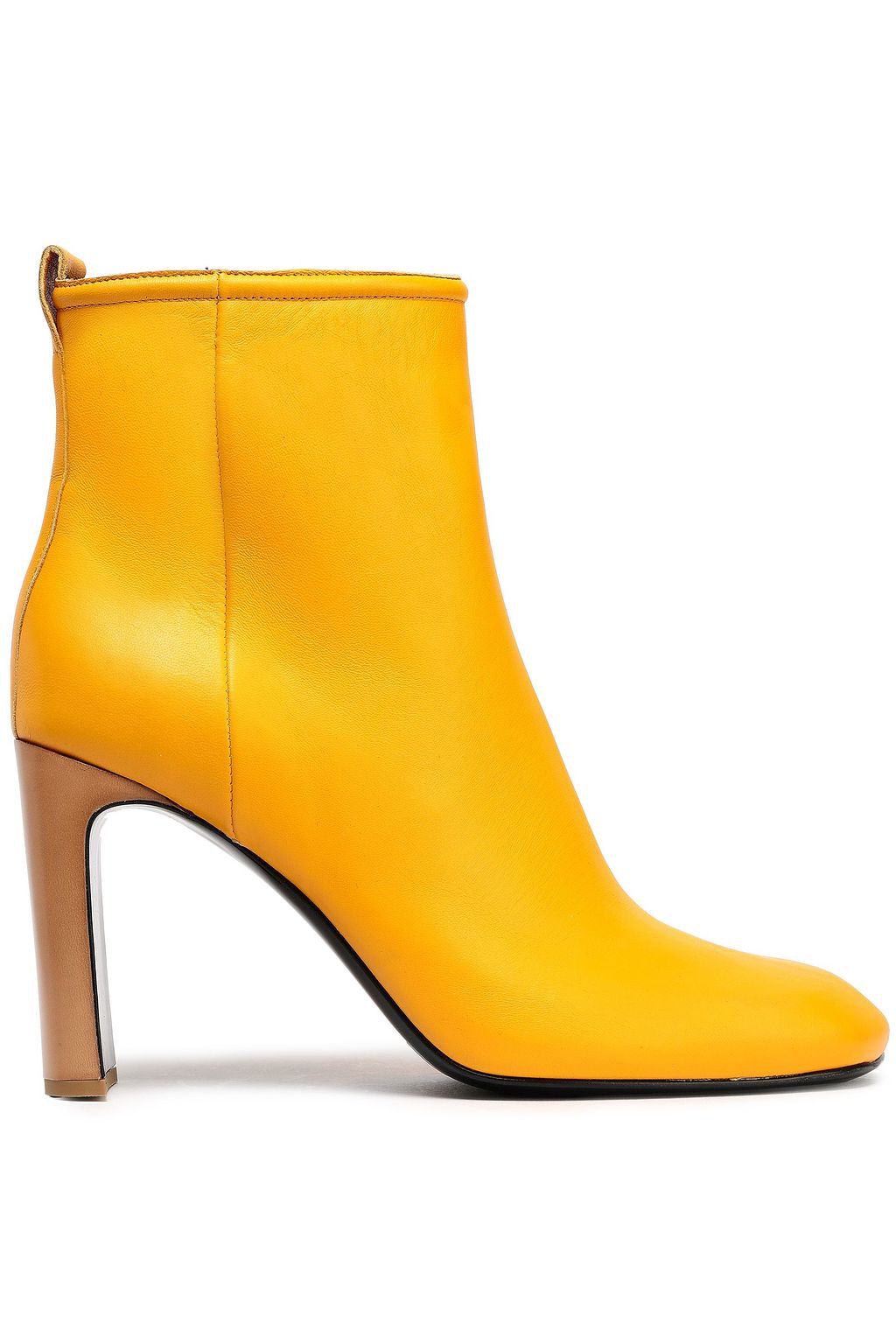 mustard ankle booties