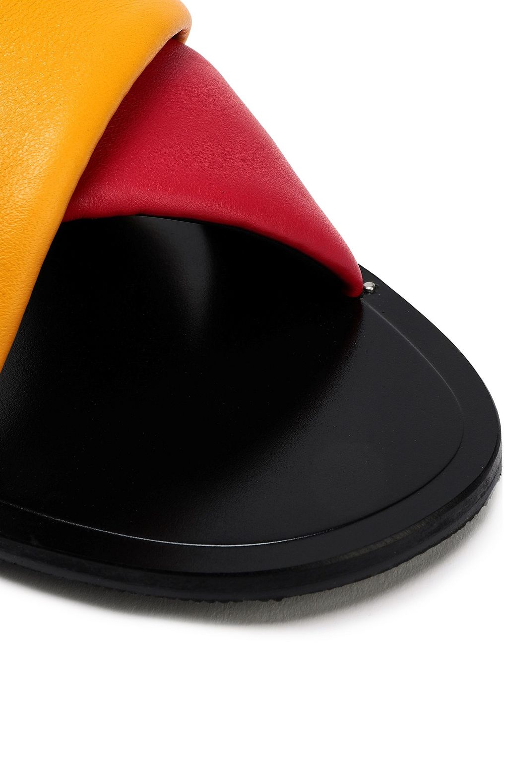 RAG & BONE Two-tone leather slides