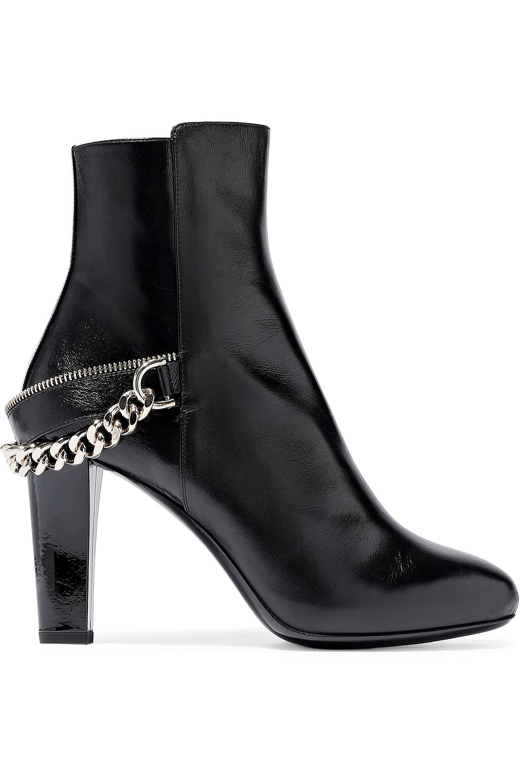 lanvin chain boots