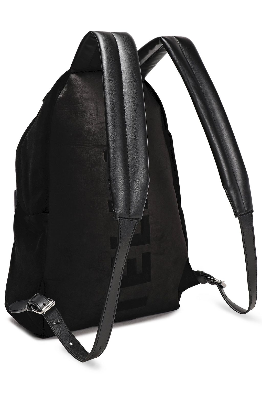 STELLA MCCARTNEY Velvet and faux leather backpack
