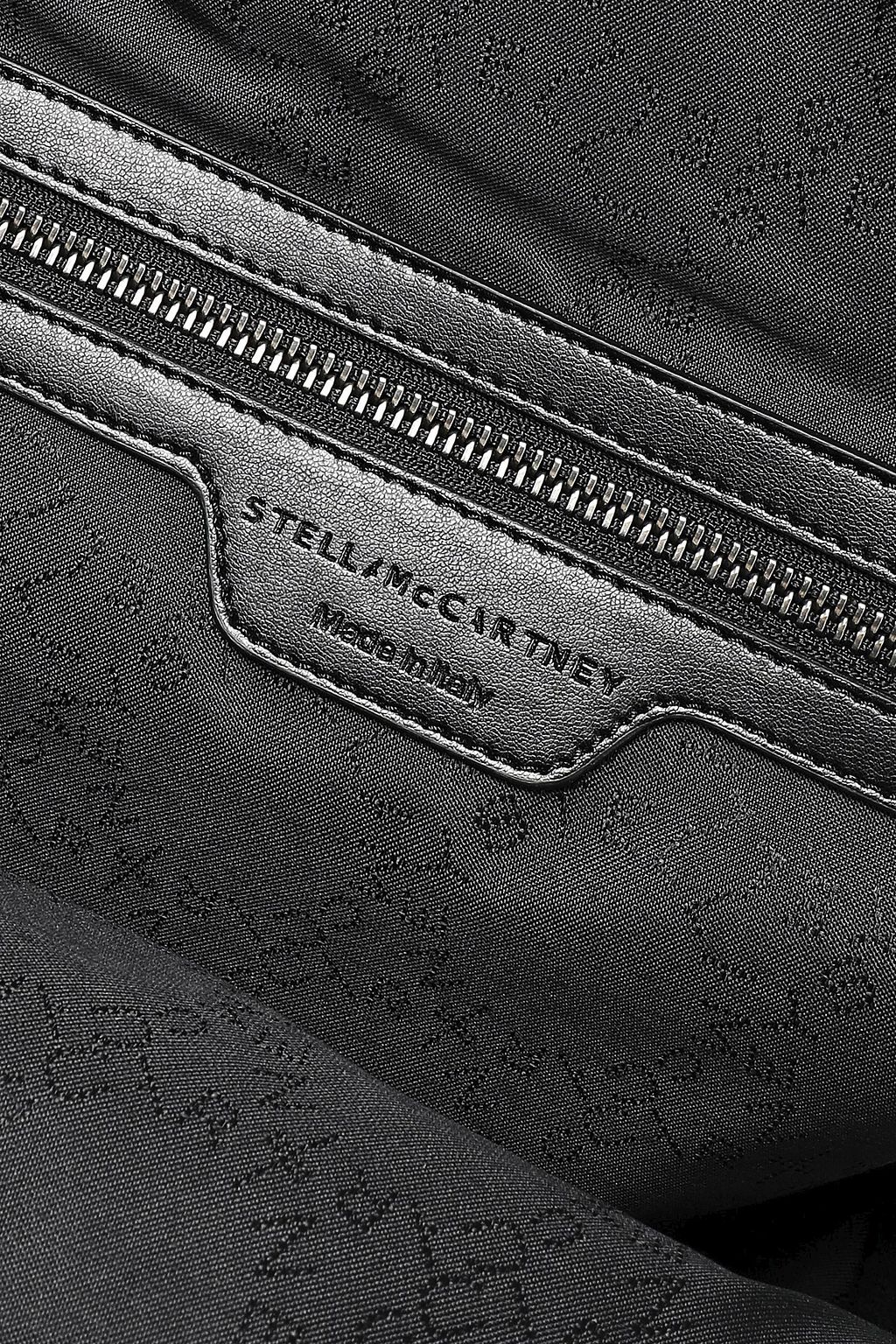 STELLA MCCARTNEY Velvet and faux leather backpack